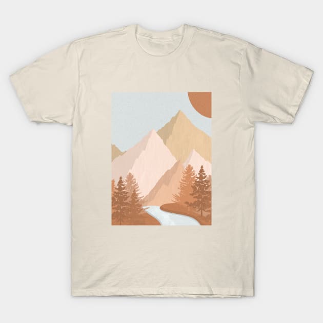 Misty Mountains T-Shirt by studiomo